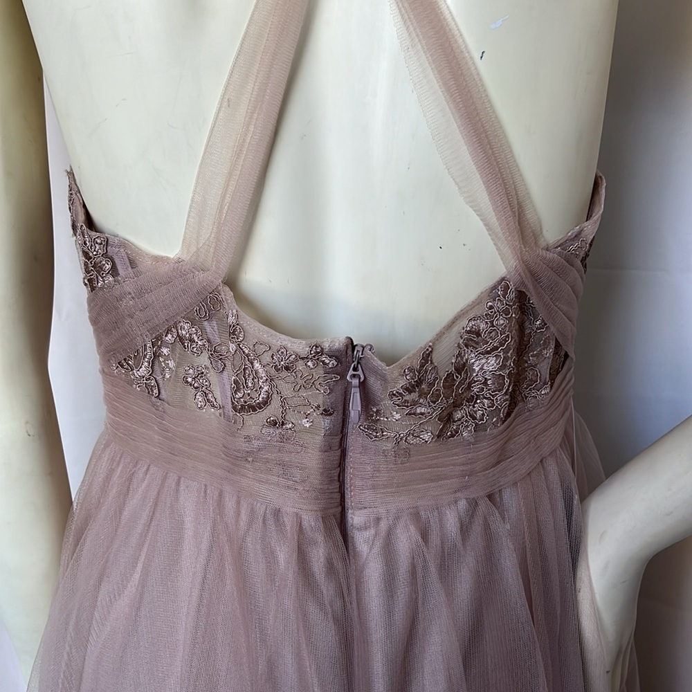 Azazie Lavender Embroidered Prom Dress - Picture 7 of 9